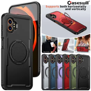 For Samsung Galaxy XCover 7 / 7 Pro Shockproof Armor Magnetic Ring Case Cover