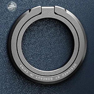 Magnetic Cell Phone Ring Holder for iPhone MagSafe Samsung Xiaomi Grip Kickstand
