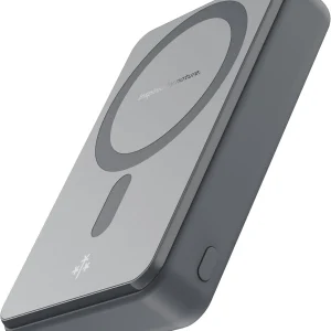 HUNE Halcon W10 Magnetic Lock Wireless Power Bank 10,000mAh Grey/Black