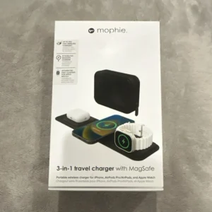 mophie 3-in-1 MagSafe Travel Charger Black for iPhone AirPods Apple Watch